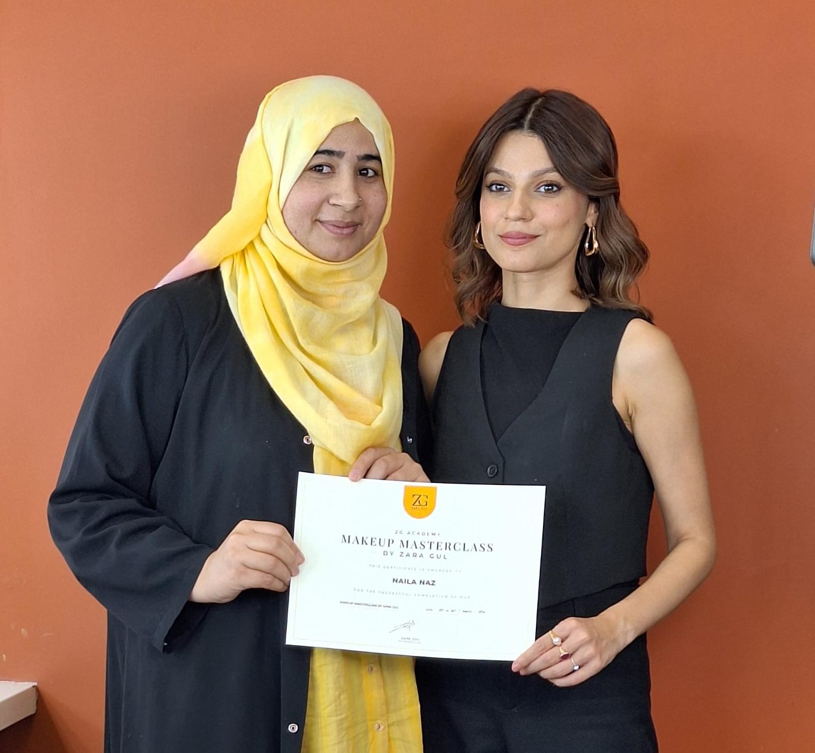 Makeup Masterclass Certificate by Zara Gul